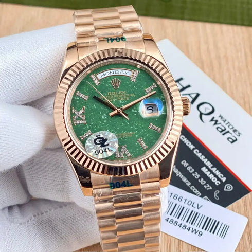 Day-date Rose Vert 2024 Hommes